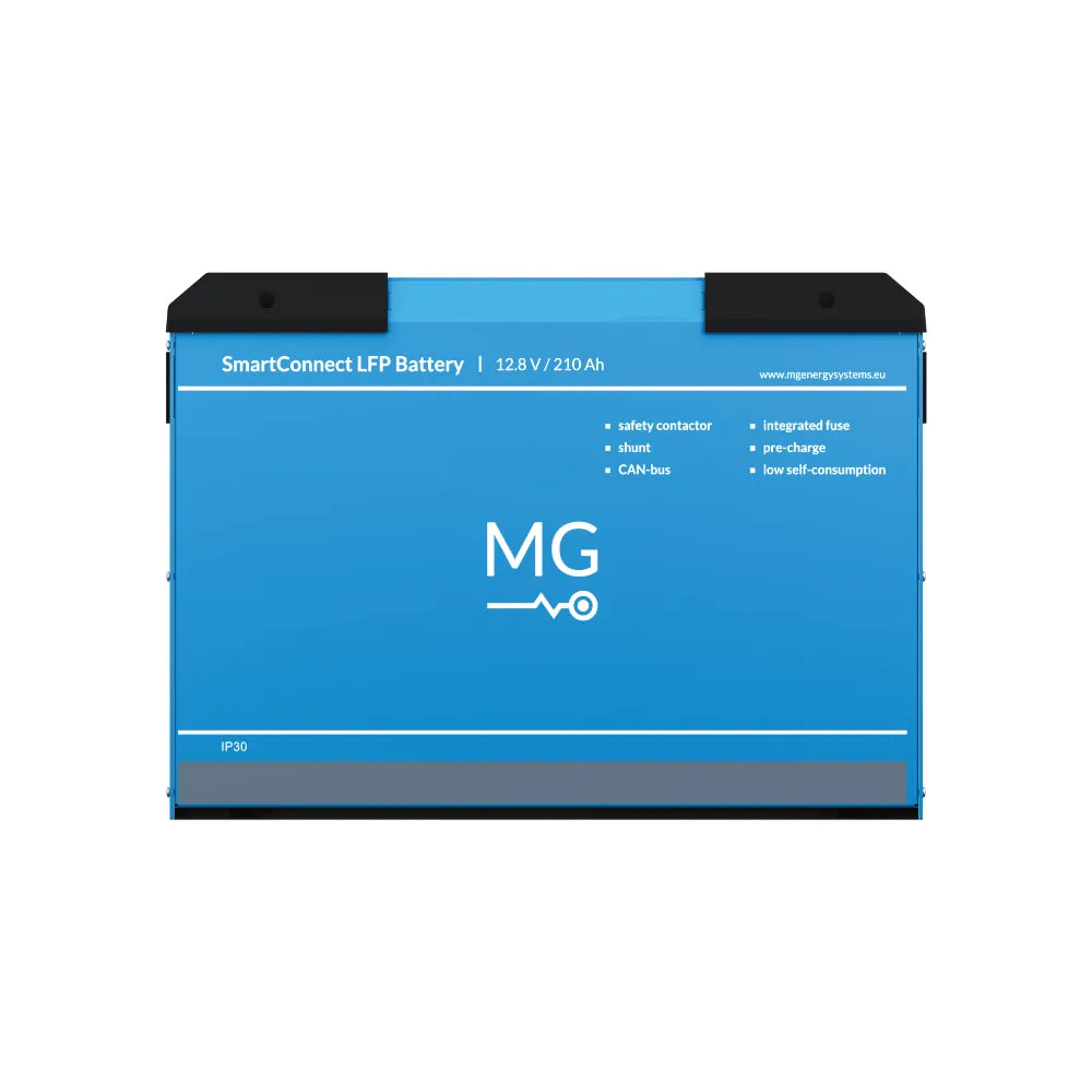 Batterie LFP SmartConnect MG 12,8 V 210 Ah - 2,7 kWh - vue 1 - MGLFPSC120210
