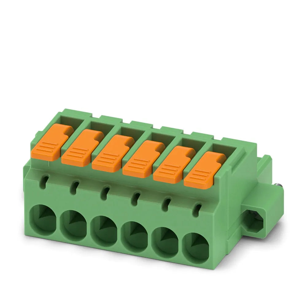 Connector Terminal Block Plug 1x6 5.08mm, Lever Push-in – vue fabricant 1 – MG5001362