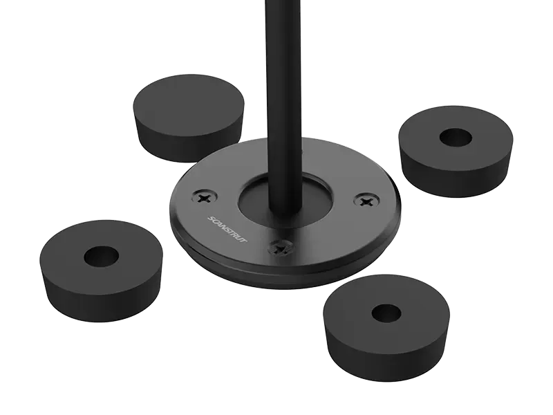 Passe-câble Low Profile pour câbles de Ø 9 à 14 mm et connecteurs jusqu'à Ø 30mm - Anodisé noir