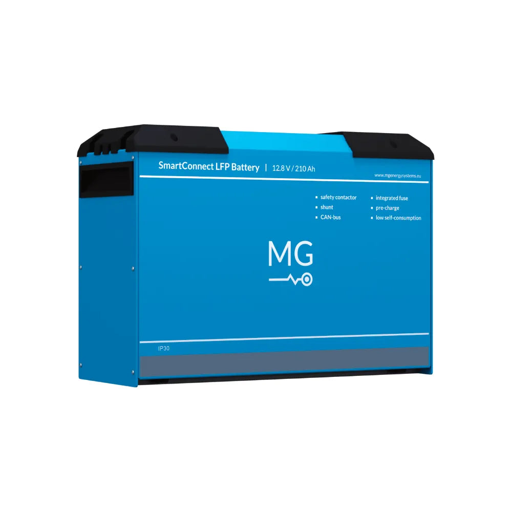 Batterie LFP SmartConnect MG 12,8 V 210 Ah - 2,7 kWh - vue 2 - MGLFPSC120210