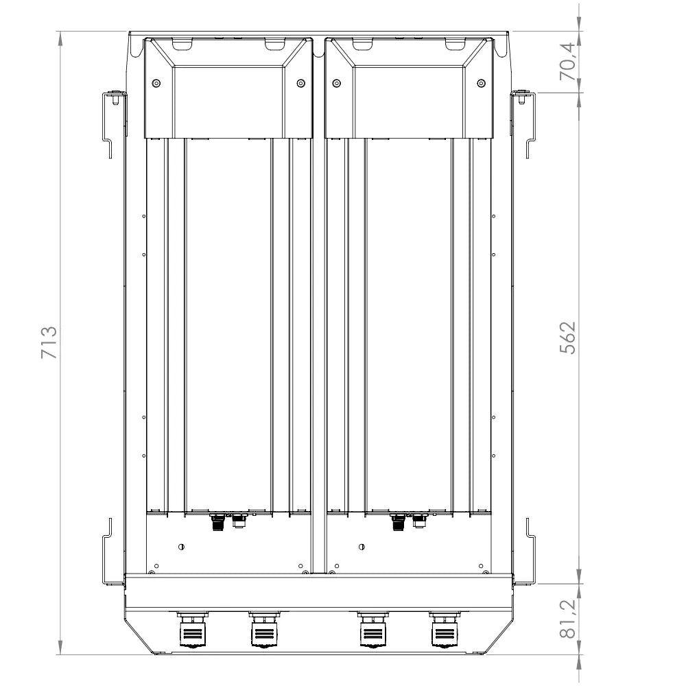19 Inch Shelf Kit LFP304 – vue fabricant 2 – MG3000444