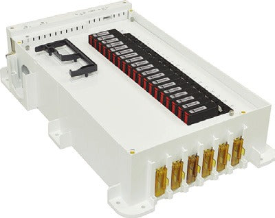Gen2 - Coffret de distribution CA - 9 prises bipolaires Euro 230 V CA bipolaires avec disjoncteur principal (Disjoncteurs vendus séparément)