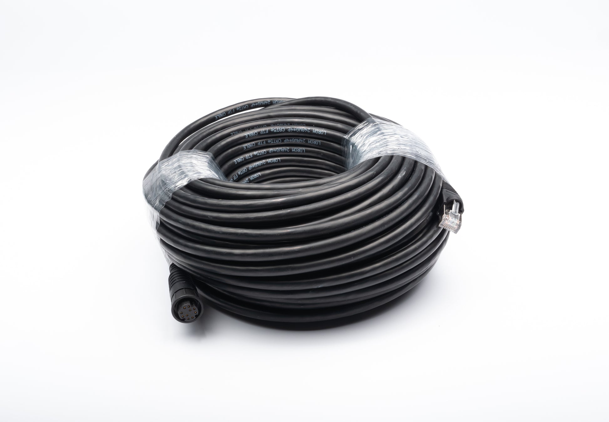 Câble RayNet angle droit vers RJ45 - 10m (faibles émissions de fumée, absence d'halogène)