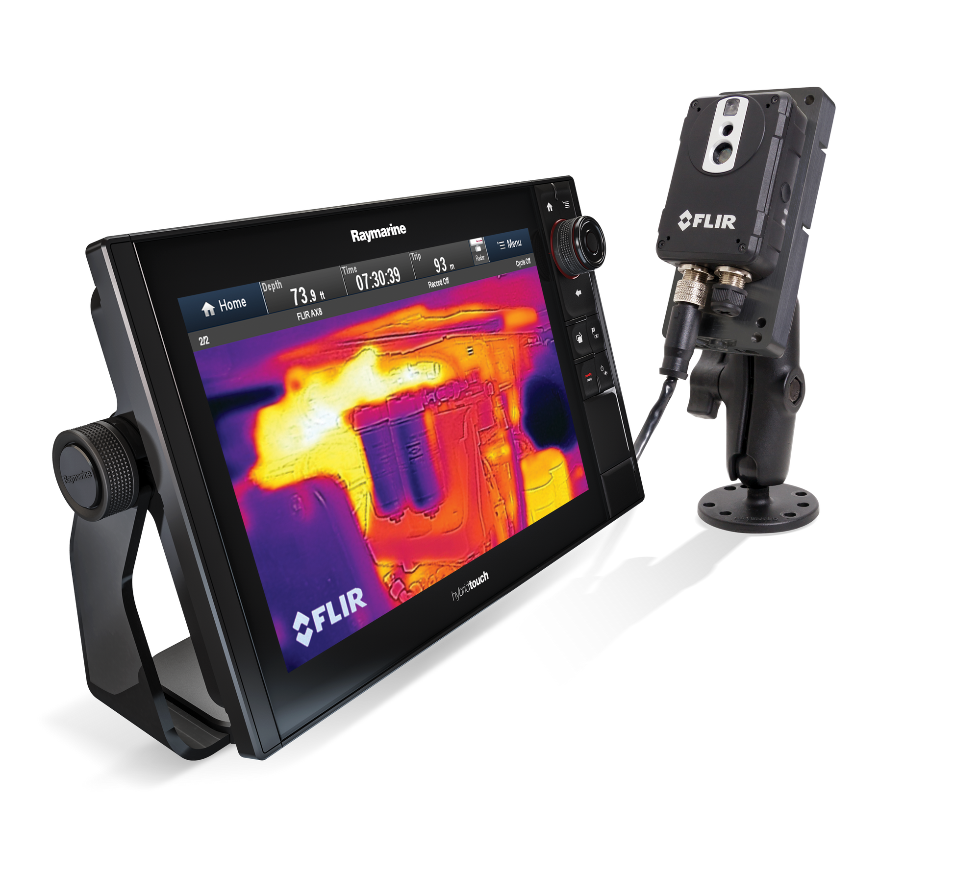 Caméra imagerie thermique et visible pour mesure de température AX8