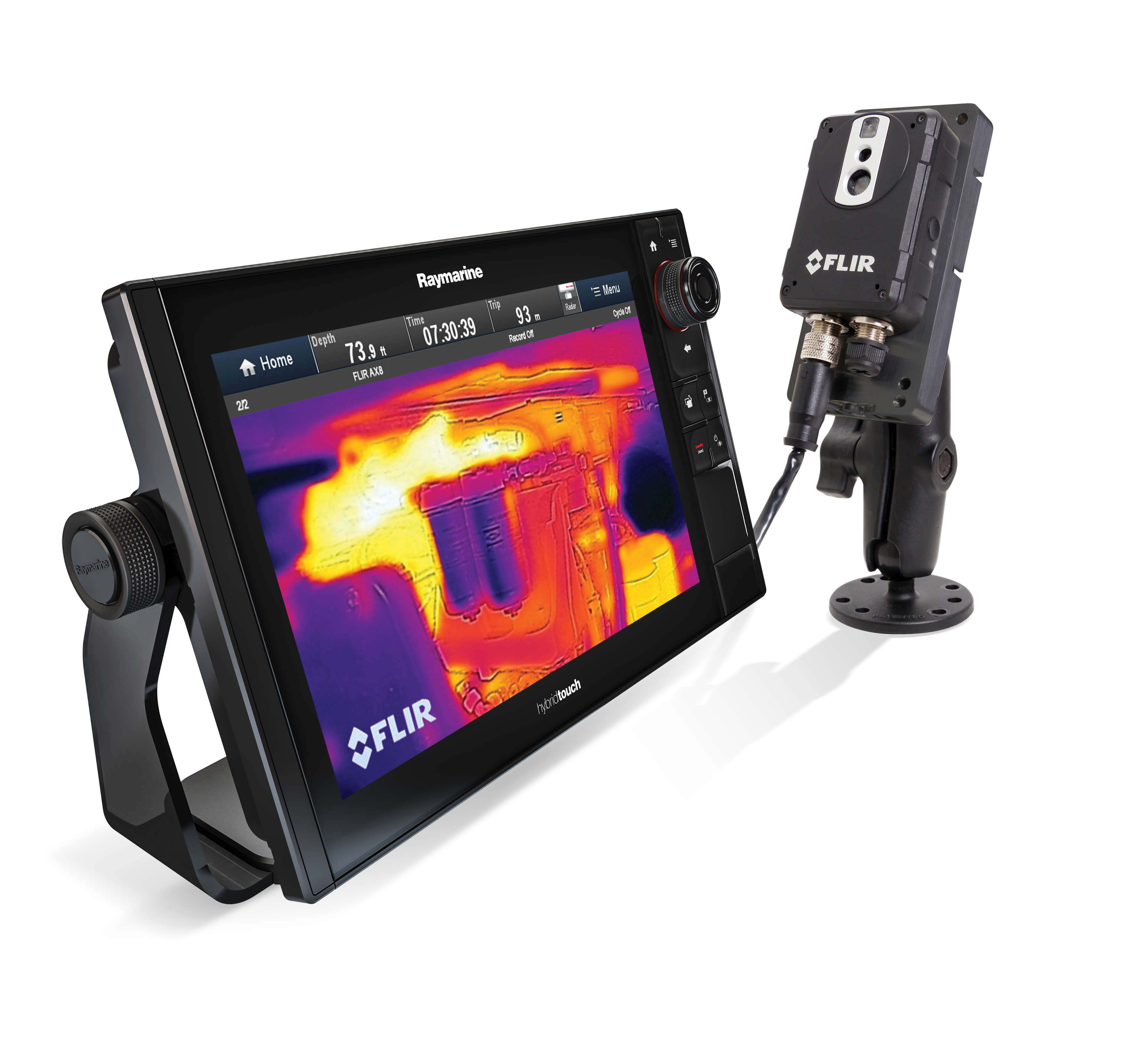 Caméra imagerie thermique et visible pour mesure de température AX8