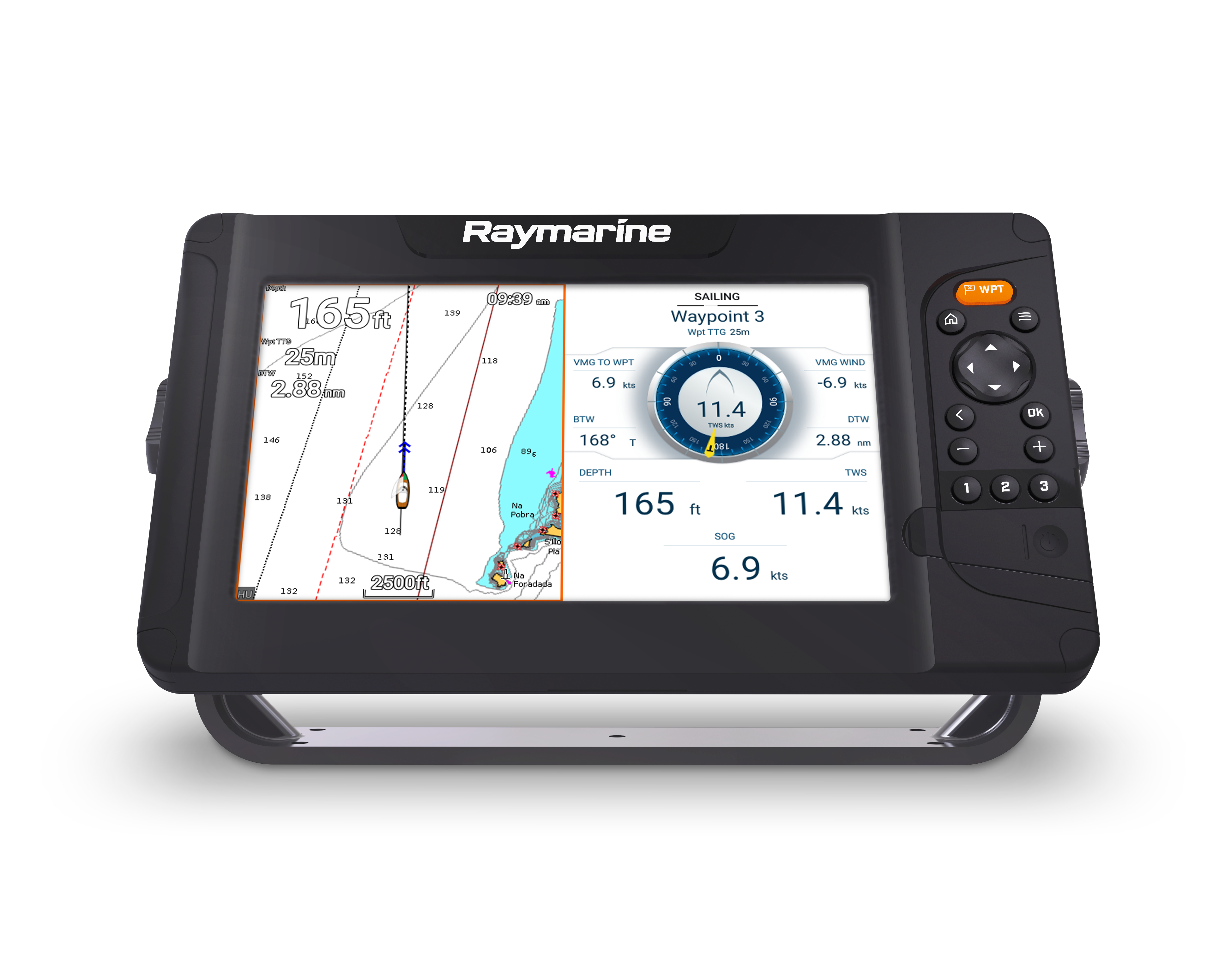 Element 9 S - Écran GPS 9” Wi-Fi, cartographie Lighthouse Europe de l'Ouest sans sonde