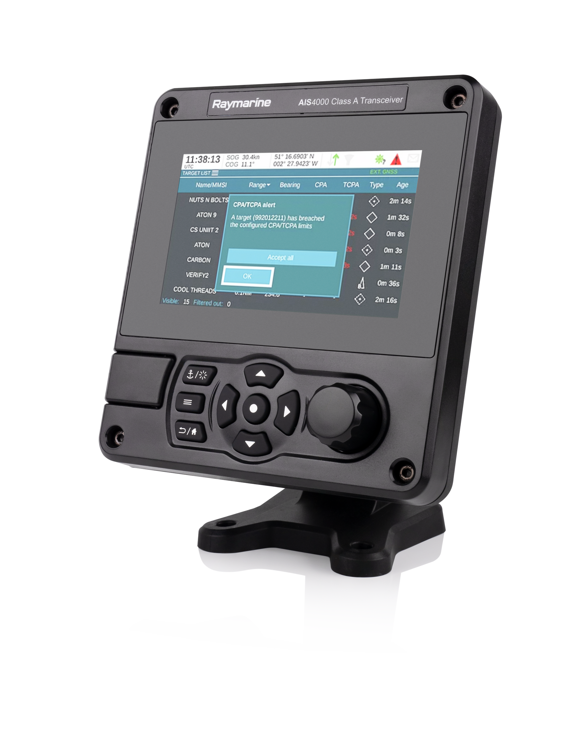 Pack AIS4000 Class A AIS Transponder