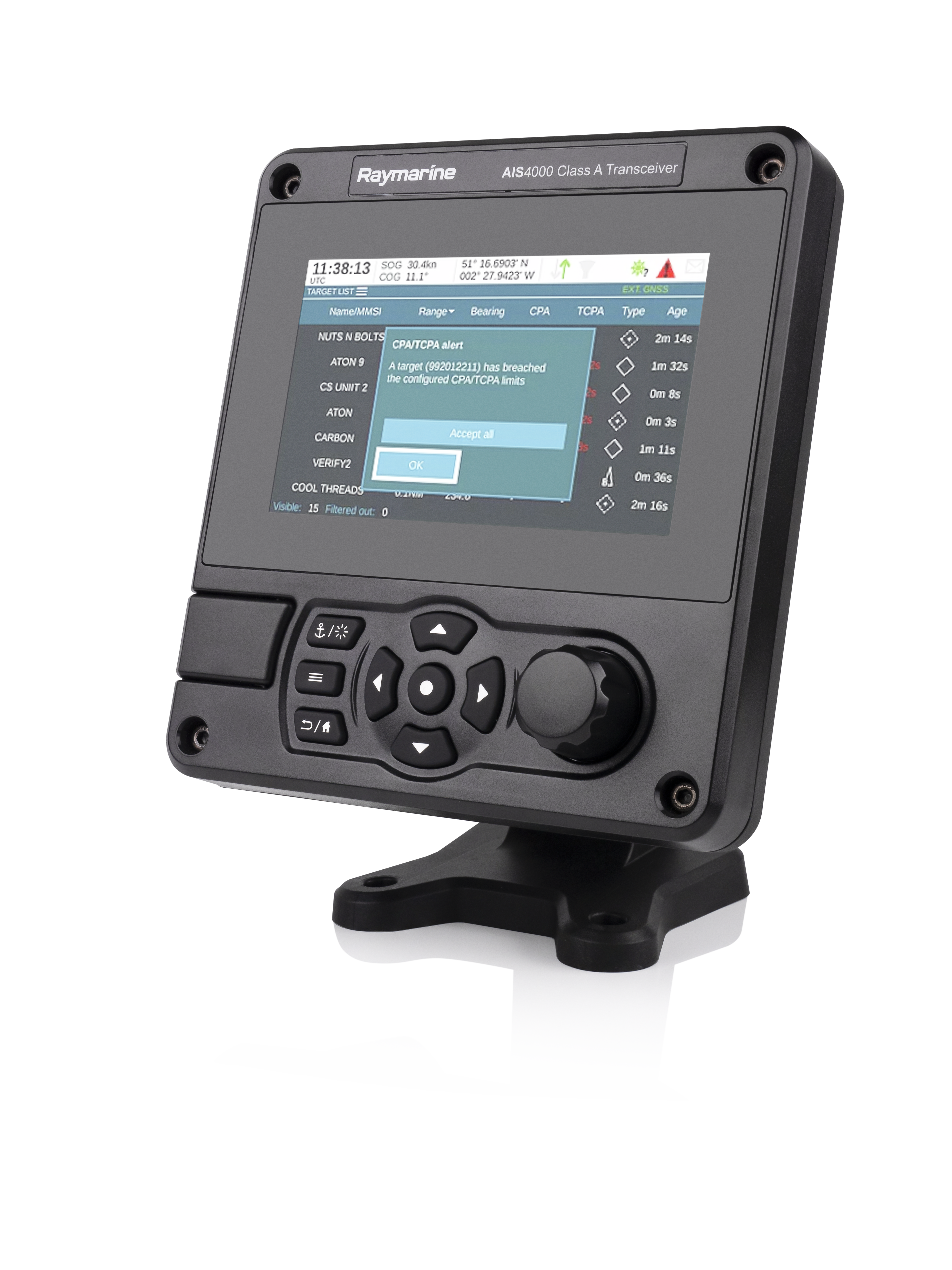 Pack AIS4000 Class A AIS Transponder