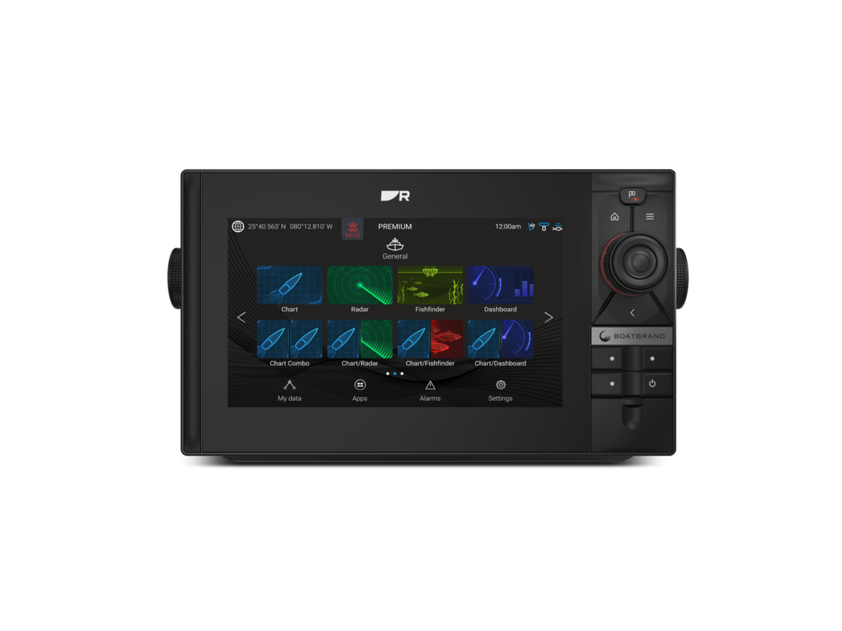 Axiom 2 Pro 9 Front Boatbrand Logo