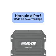Code de déverrouillage du CPU H5000 Hercule à Perf.