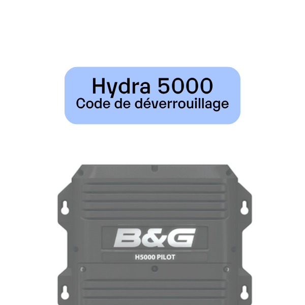 H5000 Code de déverrouillage du système Hydra 5000