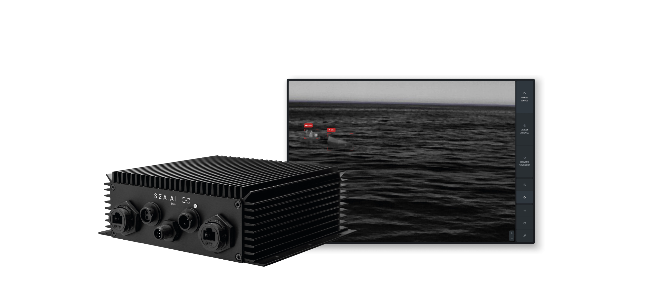 SEA.AI Brain - unite IA et interface de detection