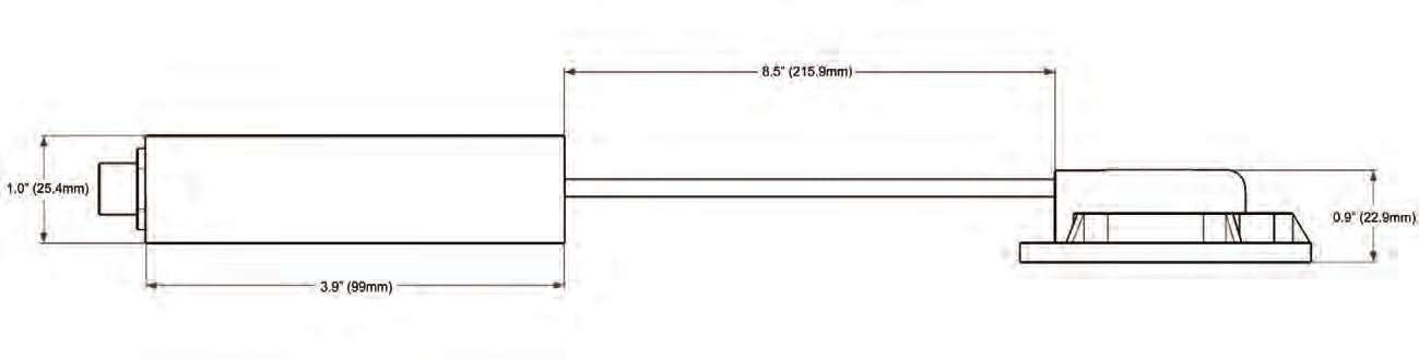 Moniteur de niveau de réservoir à ultrasons (réservoirs de 102 cm de profondeur)