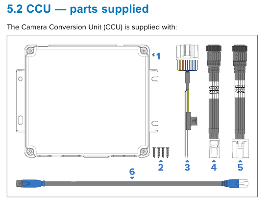Câble_1 entrée caméra module de conversion 0,2 mètre