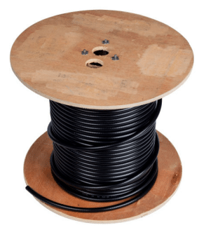 AC-CA-RG213U-B-30M — 50 Ohm RF câble coaxial, RG213U, 30m,noir, MIL-C-17F