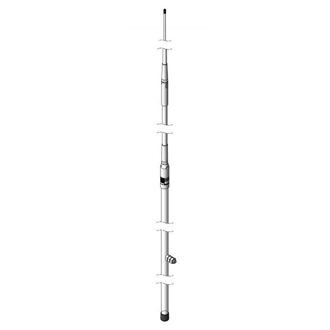 KUM603 — Antenne BLU (HF) fouet Fibre / 3 sections - 750W - Longueur 6m -Tx/Rx - Sans câble