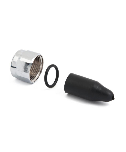 N240F — Écrou de fixation d'antenne pour 1 1/4" 11TPI femelle avec joint torique et capuchon en ca