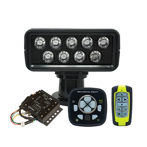 RCL100 — Projecteur 9LEDs 30W 220 000 cd (12/24 V) avec options de commande à distance