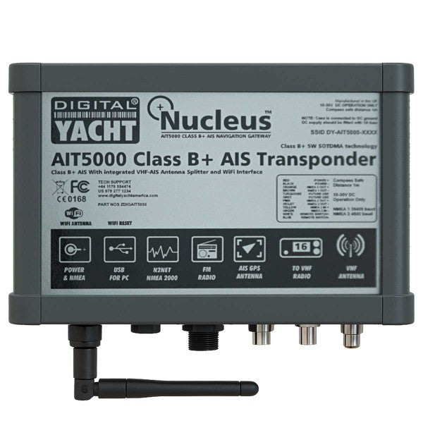 Digital Yacht Transponder AIS AIT5000 com divisor ZDIGAIT5000 ...