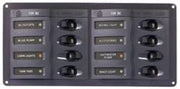 Panneau disjoncteurs 8 pôles DC 12V