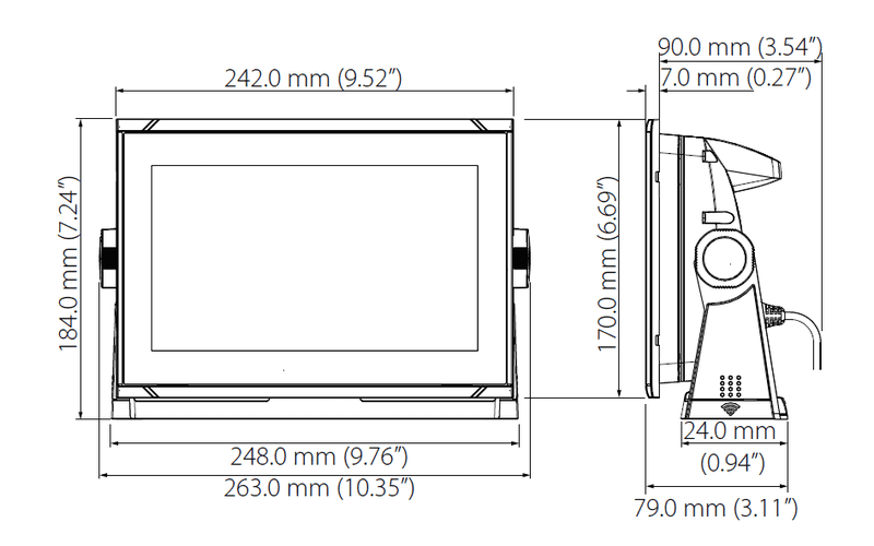 Traceur de cartes Vulcan 9"