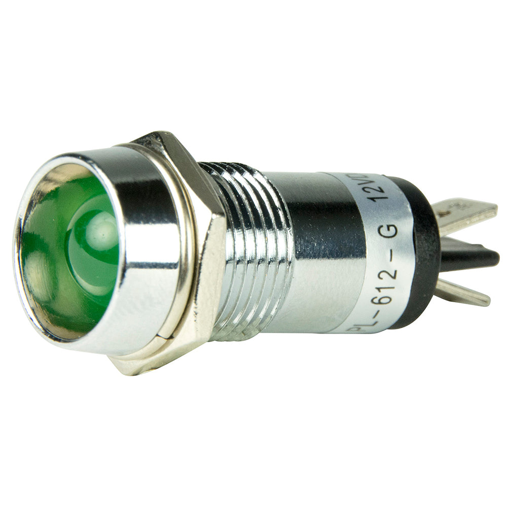 BEP LED Pilot Indicator Light vert 12V - voyant pilote 1001103