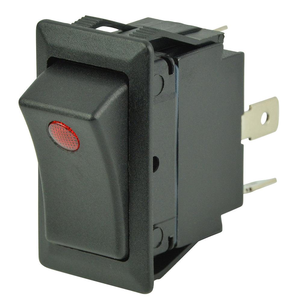 BEP interrupteur rocker SPST 2 positions avec voyant rouge 12V/24V - 1001714