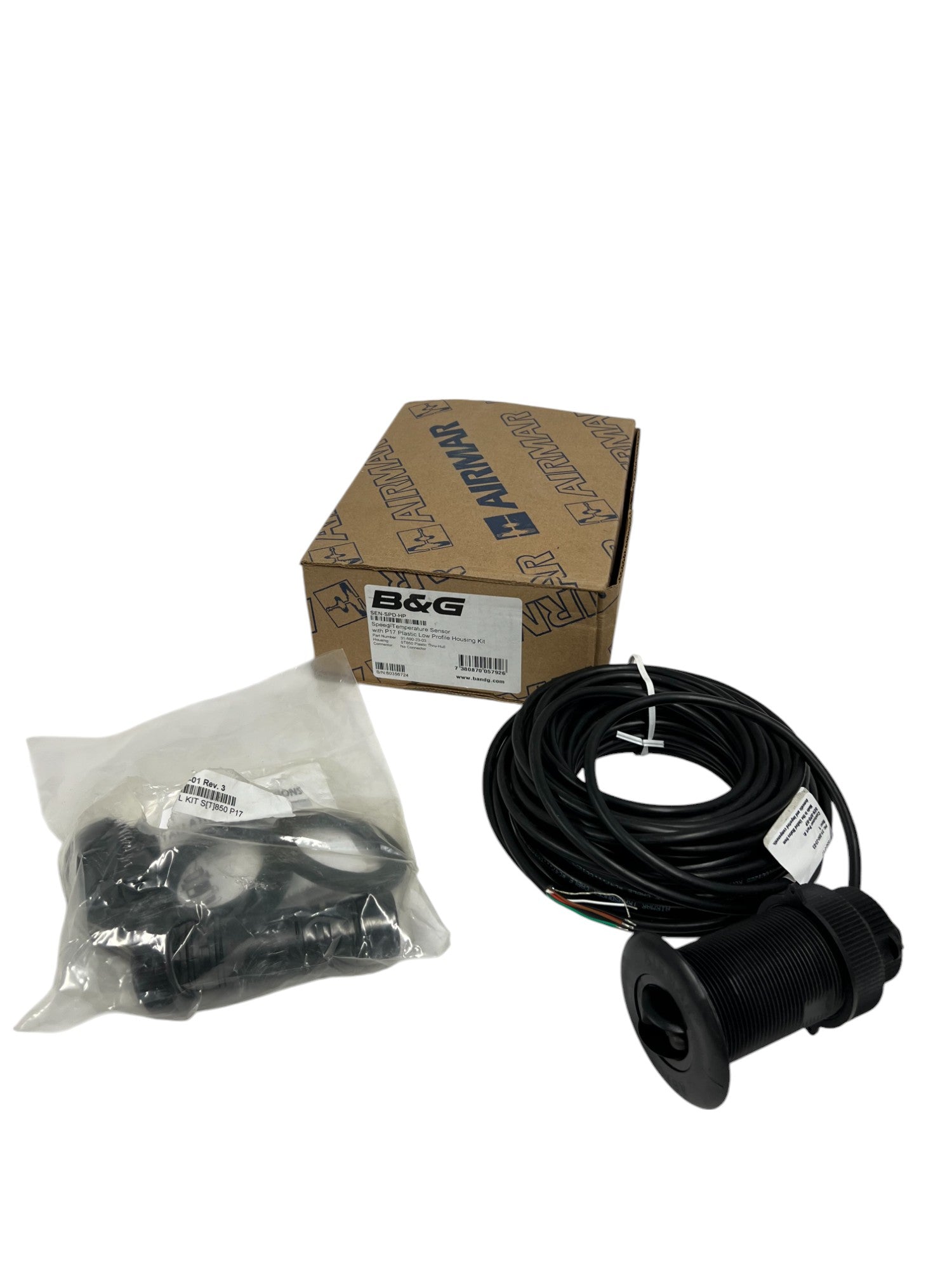 B&G SEN-SPD-HP Speed-Temperature Sensor for H3000 H5000 WTP3 *NEW IN BOX* -  Max Marine Electronics
