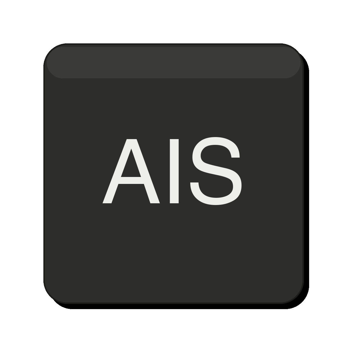 Étiquette carrée Blue Sea Systems « AIS » pour panneau électrique