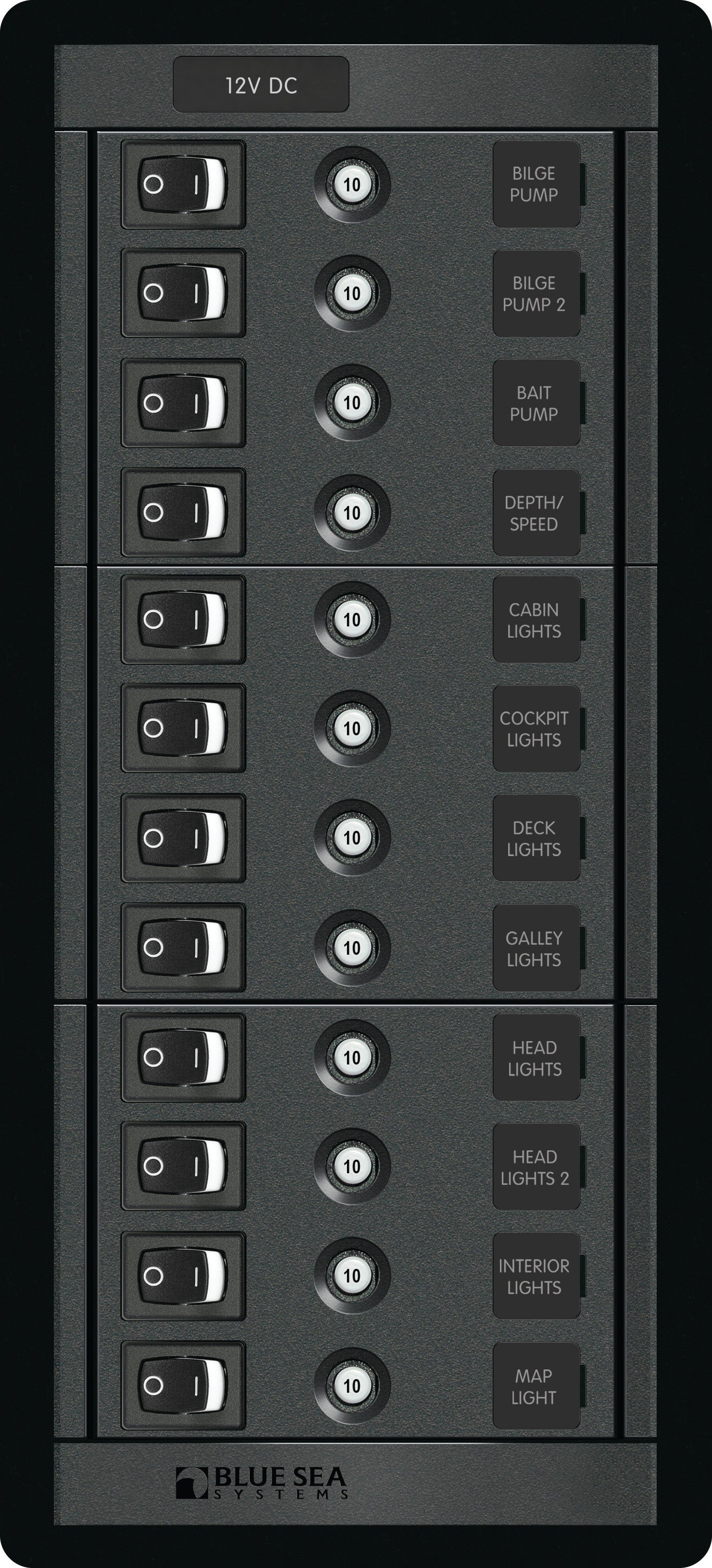 panneau 360 DC 12POS SW CLB V