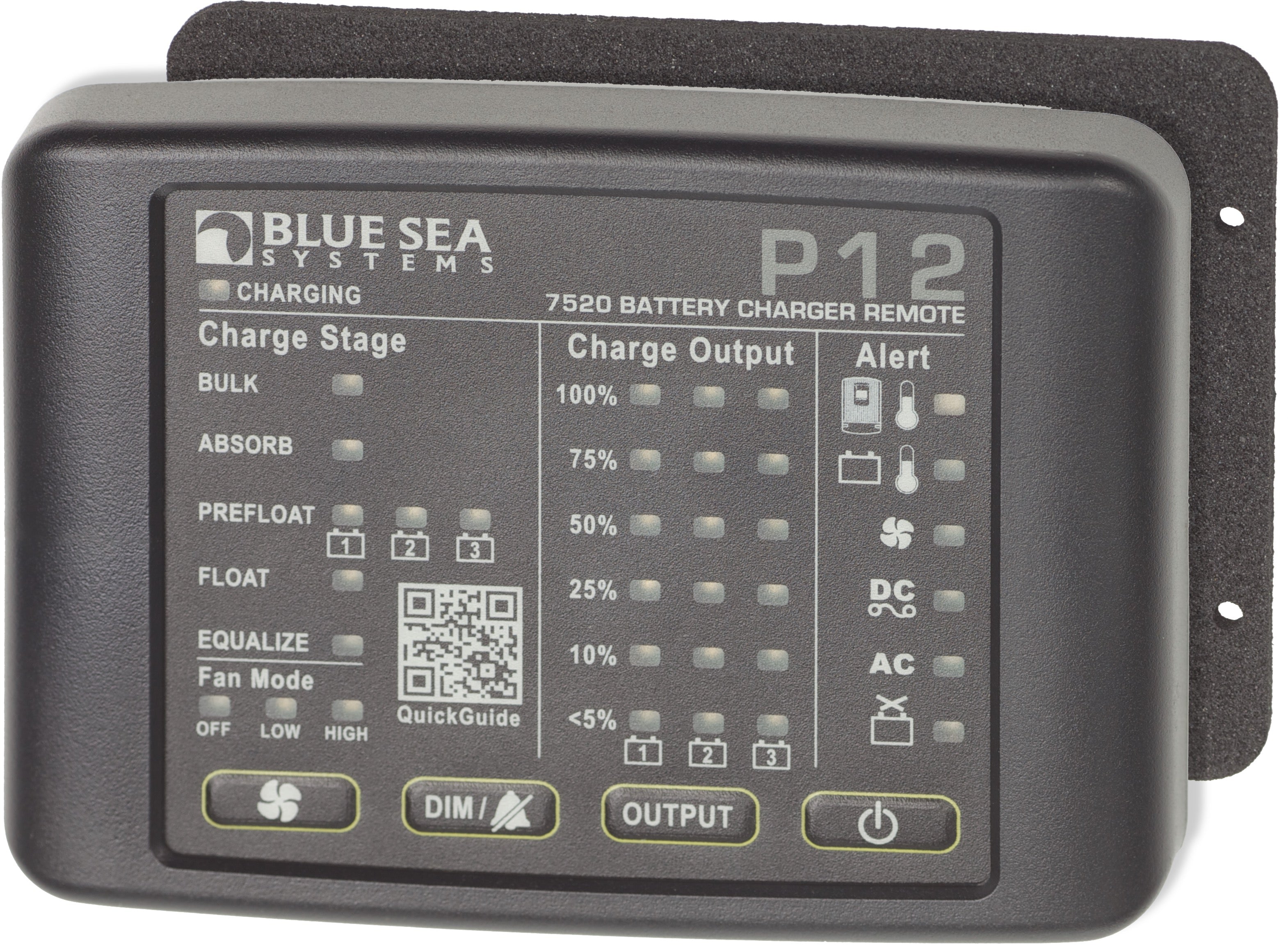 P12 BATTERY chargeur commande déportée LED