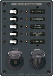 panneau CB 12VDC SCKT & USB