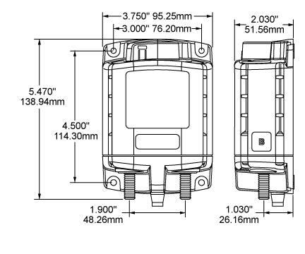 Automaattinen latausrele ML-ACR manuaalisella ohjauksella - 12V DC 500A