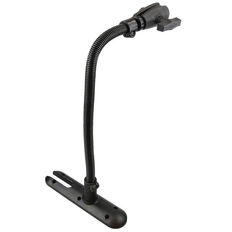 Flexible side mount for Lowrance TotalScan transducers