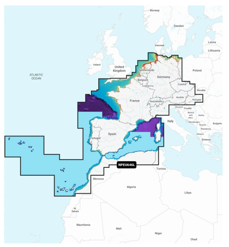 Euroopa, Kesk- ja Lääne-Euroopa - Mereskaadad