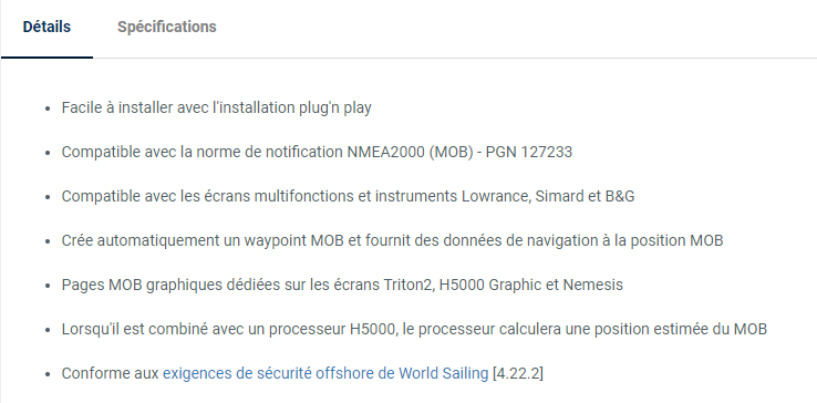 Navico Bouton MOB NMEA2000 - photo 5