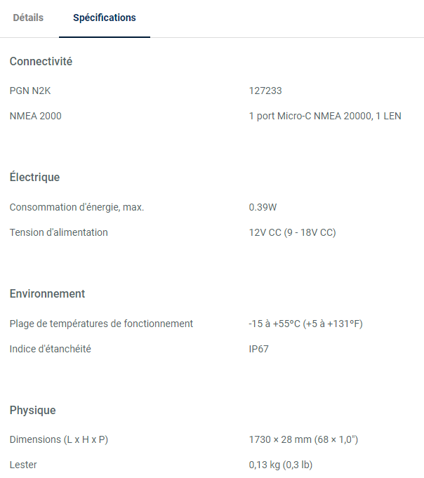 Navico Bouton MOB NMEA2000 - photo 6