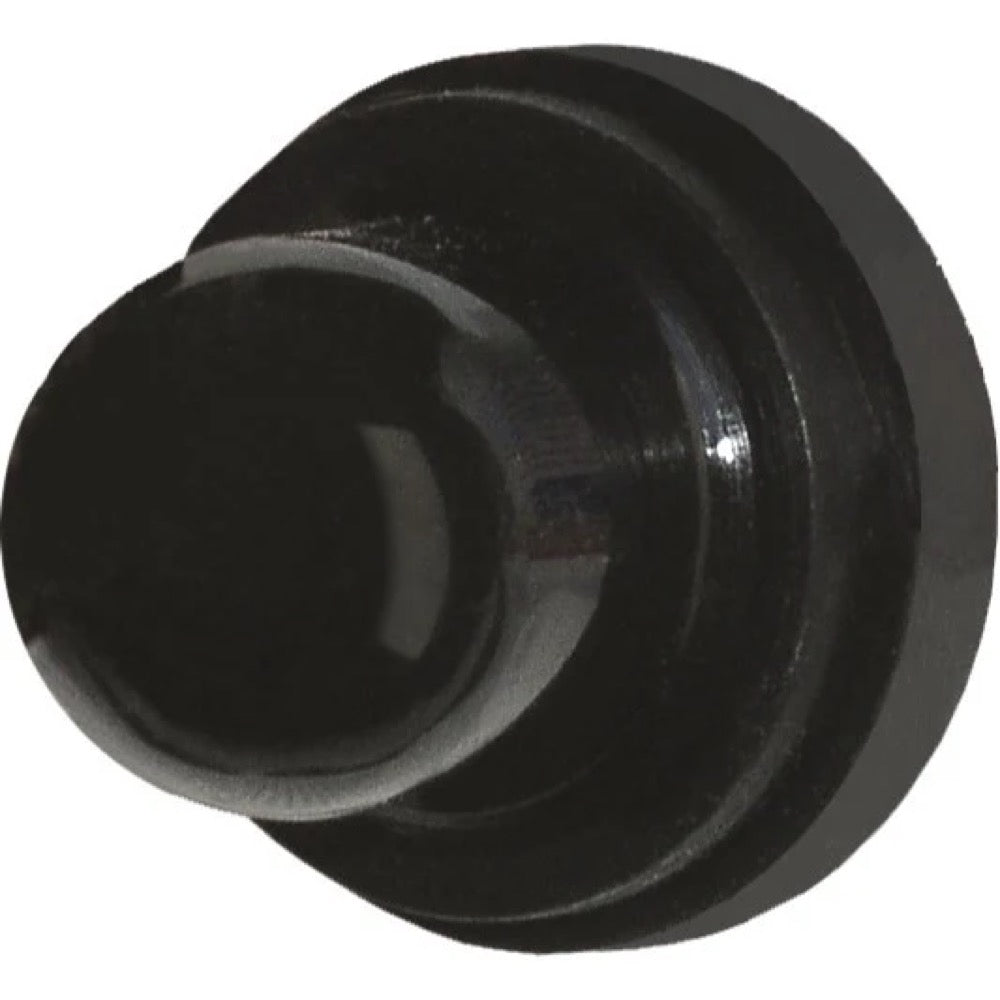 Botte de disjoncteur à bouton-poussoir de réinitialisation Noir