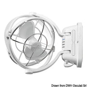 Ventilateur Sirocco noir 12/24 V