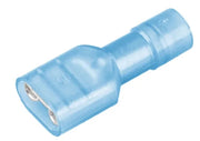 Cosse, isolé, bleu 6.3 1x0.8mm épaisseur
