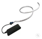 Ruban autonome Bimini 1 mètre - 15W - étanche IP68 - blanc chaud - Interrupteur - Powerbank USB: 3 h