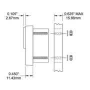 Voltmètre CA - 0 à 250 V CA