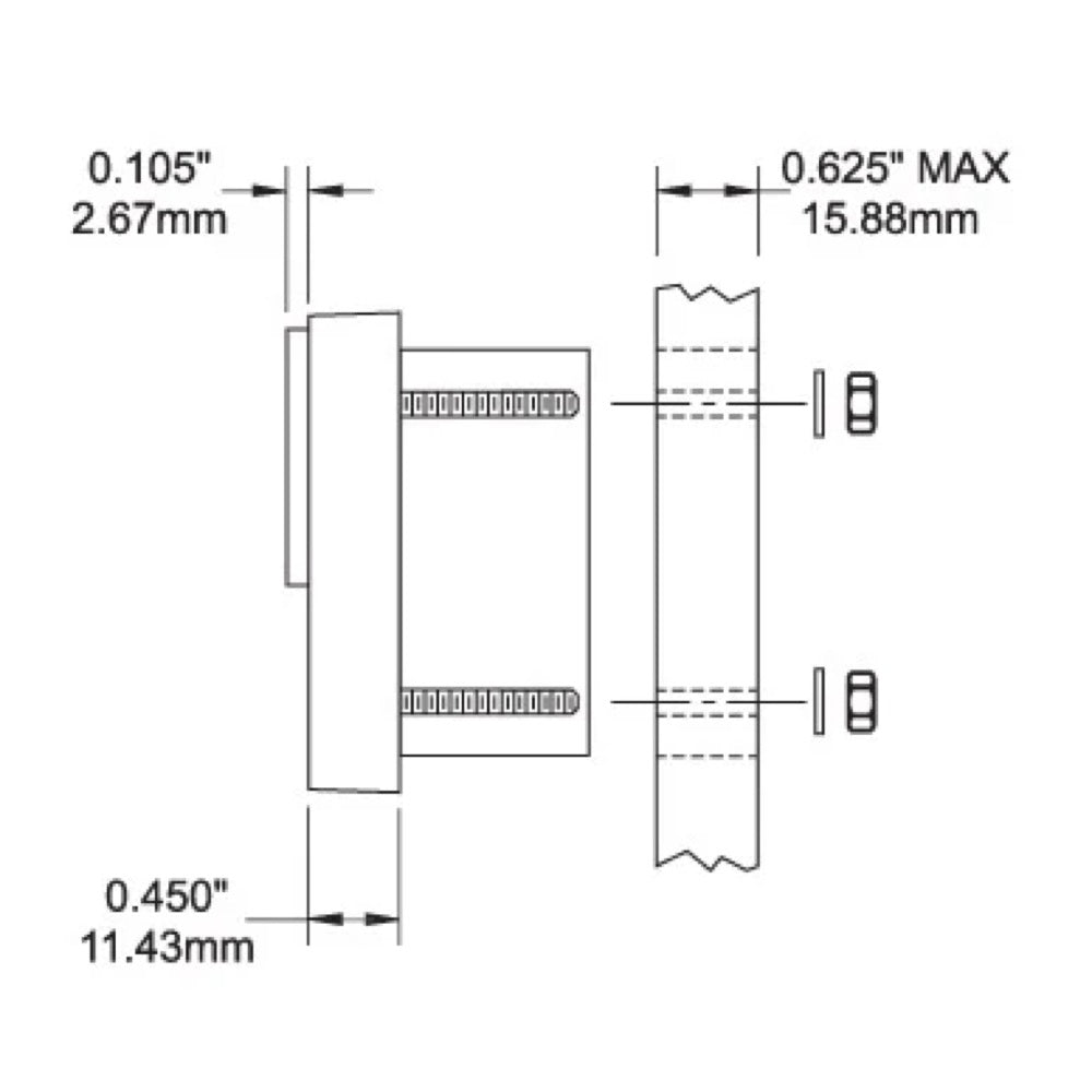 Voltmètre CA - 0 à 250 V CA
