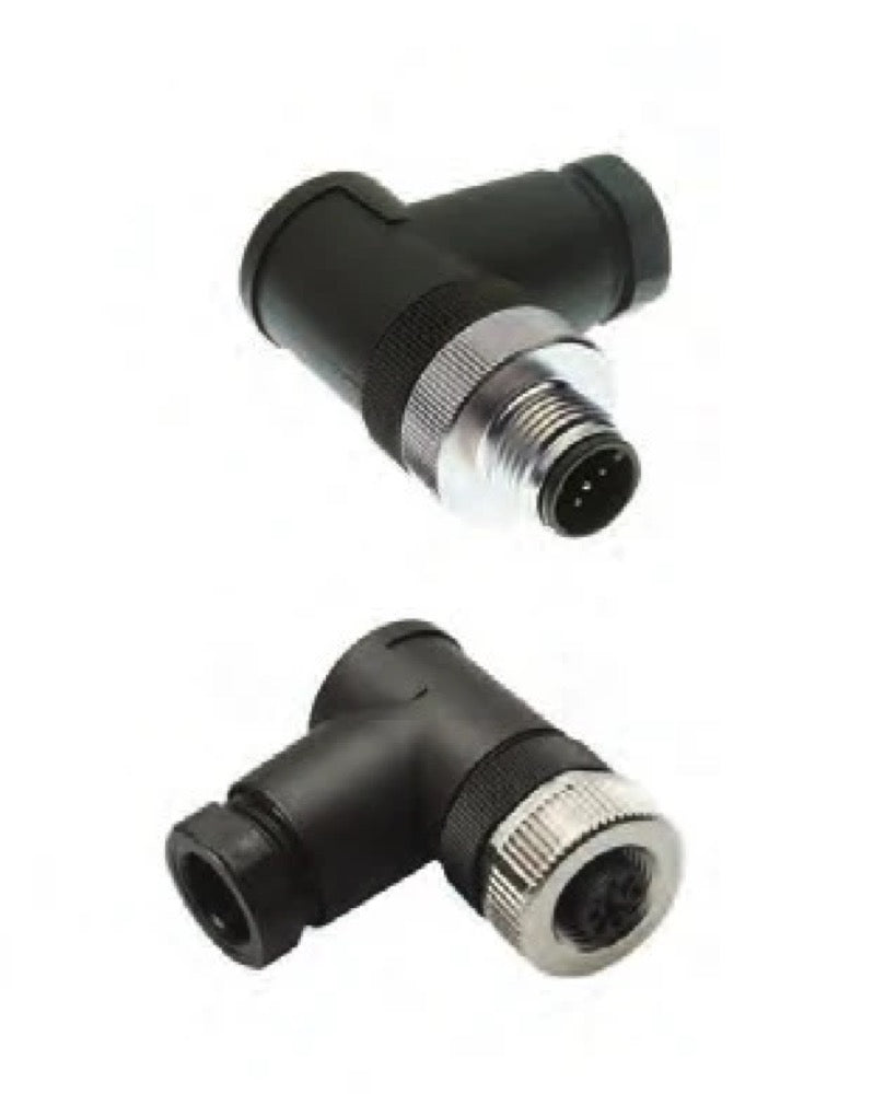 Câbles et connecteurs NMEA2000 - Connecteur micro/moyen à fixer sur le terrain (mâle 90°)