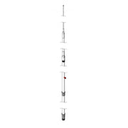 KUM803 — Antenne BLU (HF) fouet Fibre / 3 sections - 1200W - Longueur 8m -Tx/Rx - Livré sans câble
