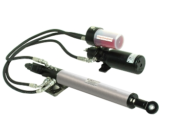 40ST1624V — Vérin hydrauliques 40ST1624V 24Vcc, poussée 450kg - Couple max. 100 mkg, course 240mm voil