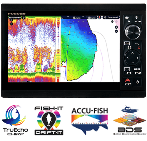 Écran multifonction tactile NavNet TZTXL 10,1" IPS lecteur de carte avec GPS, sondeur Doub