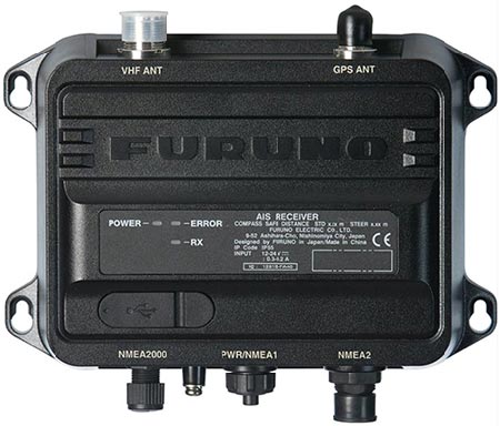 FA40 — AIS Récepteur bi-fréquence Black Box, sans fouet VHF, interface NMEA2000 et NMEA0183. Câbl