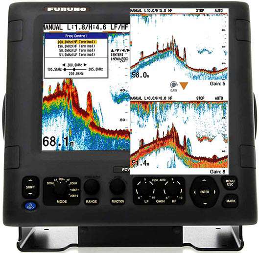 FCV295 — Sondeur graphique numérique LCD 10,4" couleur 450 cd/m² - Résolution 640x480 pixels - Puis