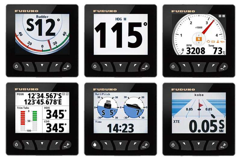 FI70 — Indicateur multifonction couleur 4,1" - 320×240 (QVGA) - 700 cd/m² - IPX6 - NMEA2000 - 6m